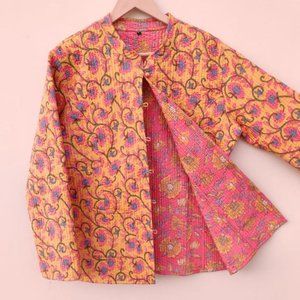 Women Cotton Quilted Jacket